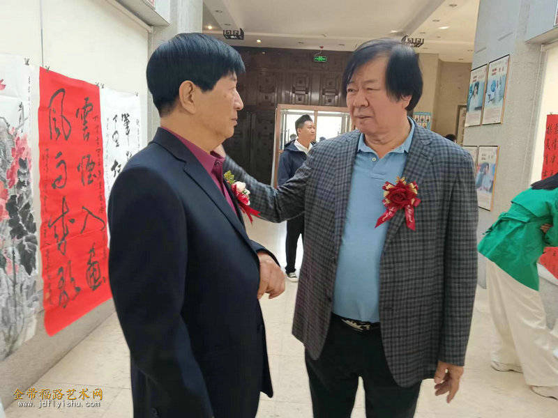 "向祖国致敬"李守玉国画精品展在滨海博物馆开幕