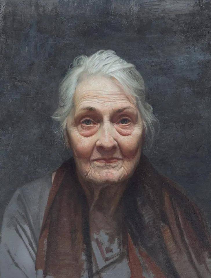 超写实人体油画!细腻至肌肤,高清放大看