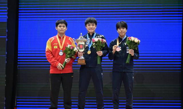 19岁中国小将林诗栋成为乒乓球新冠军,在世界排名快速攀升_决赛_比赛_