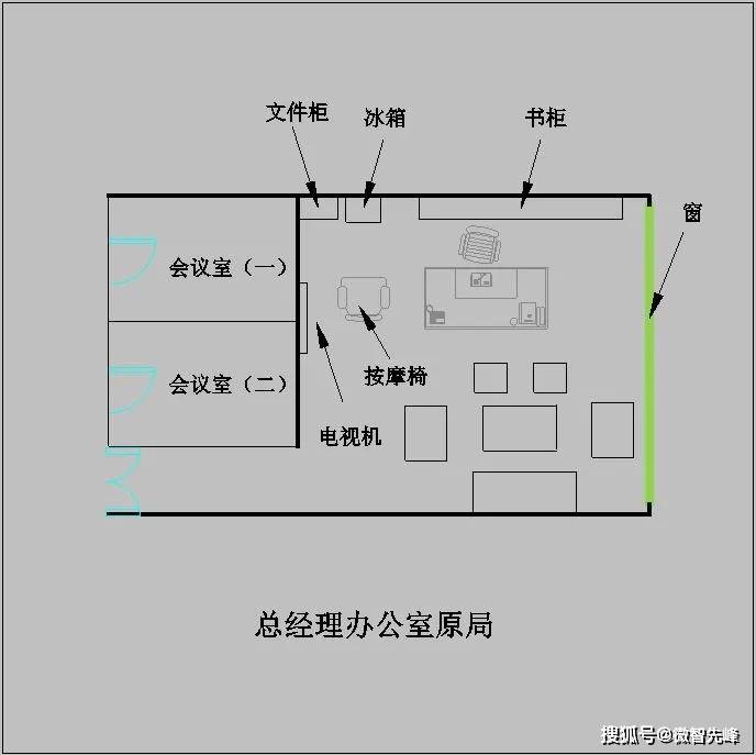 10平米个人办公室 风水图片