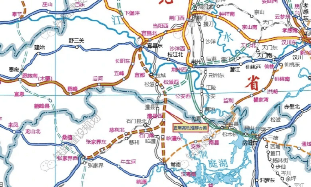 湖南省14五铁路规划图图片