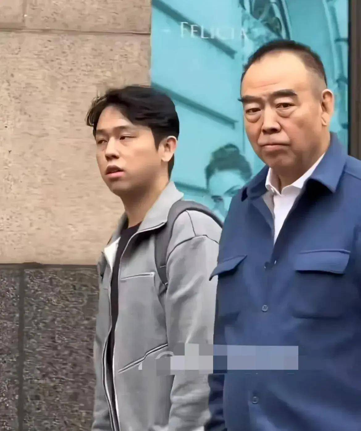 陈凯歌和大儿子现身被偶遇,陈雨昂更像爸爸陈凯歌,颜值不如弟弟