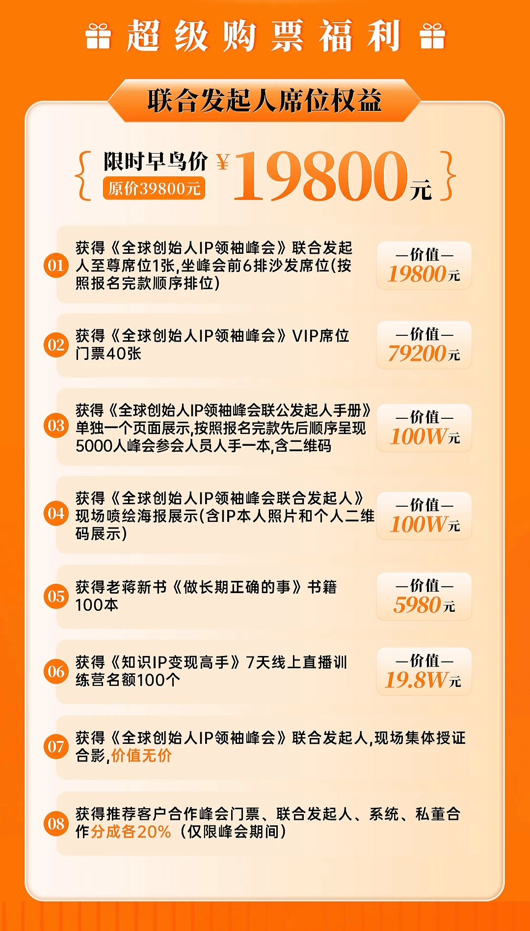 在这里,诚挚邀请您加入我们【全球创始人ip领袖峰会】5000人峰会联合