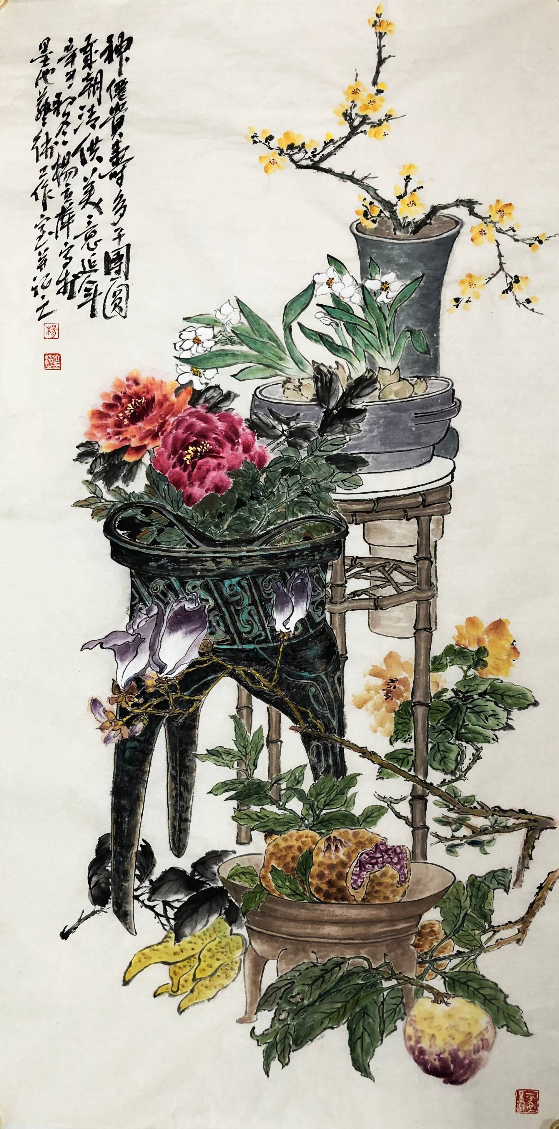 潍坊市女书画家杨立萍作品赏析