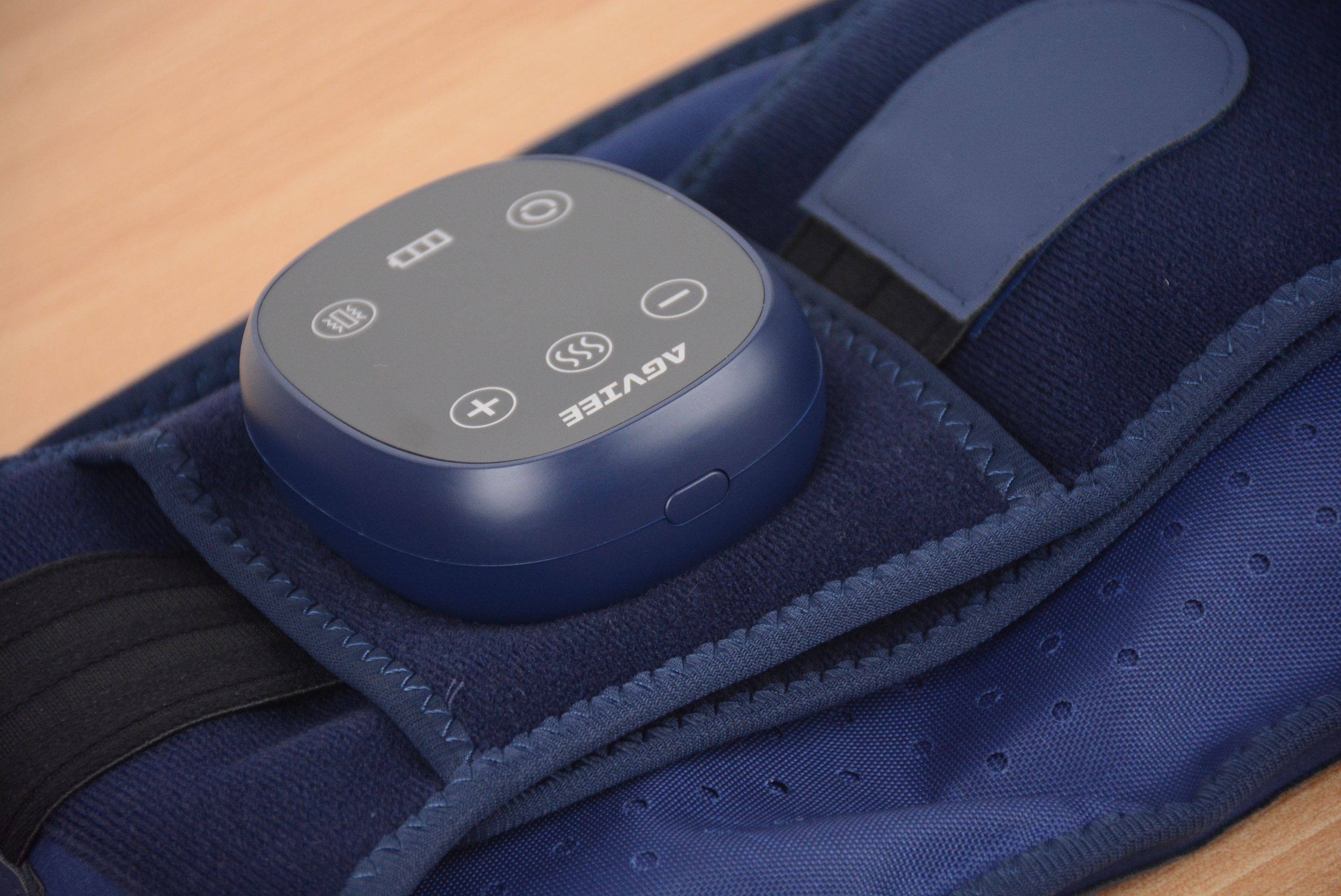 双气囊 超声波震动实现超强按摩体验:未野agviee腰部按摩器测评