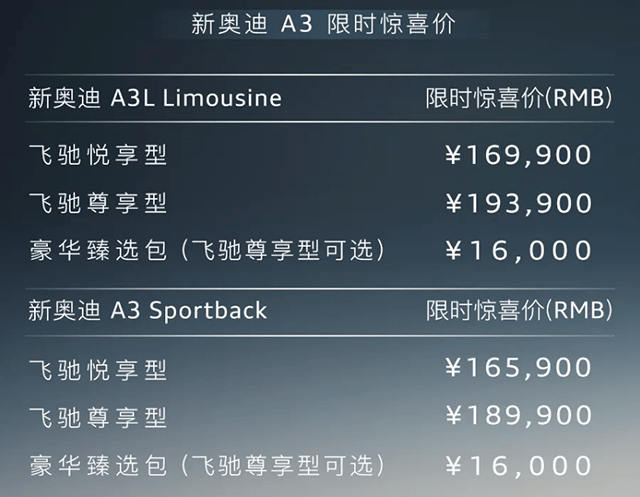 【汽车人】新奥迪A3上市，价格有诚意 品质超预期