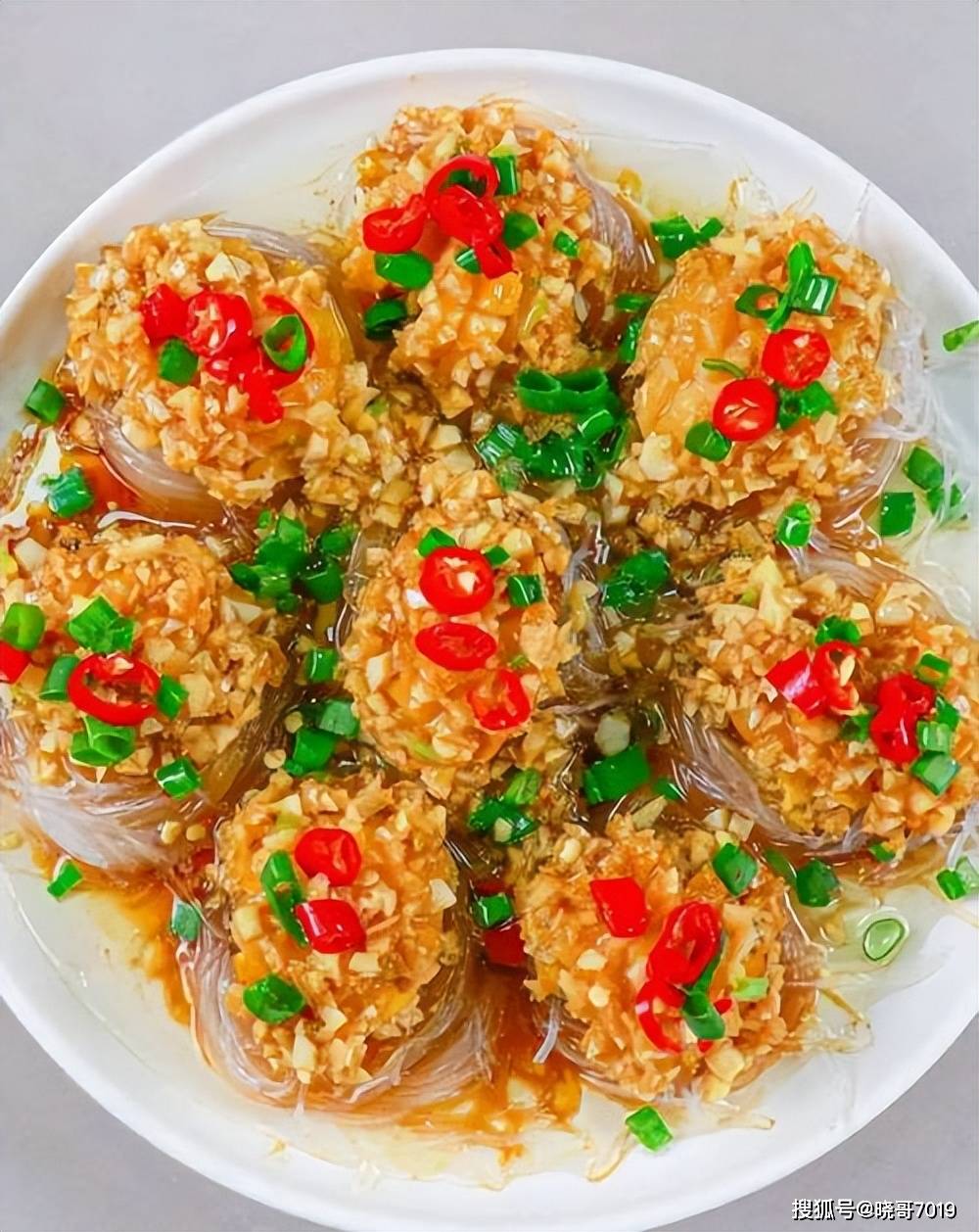 "粉丝蒸虾球",又叫吉利虾球!美味与健康并存好吃又好看!