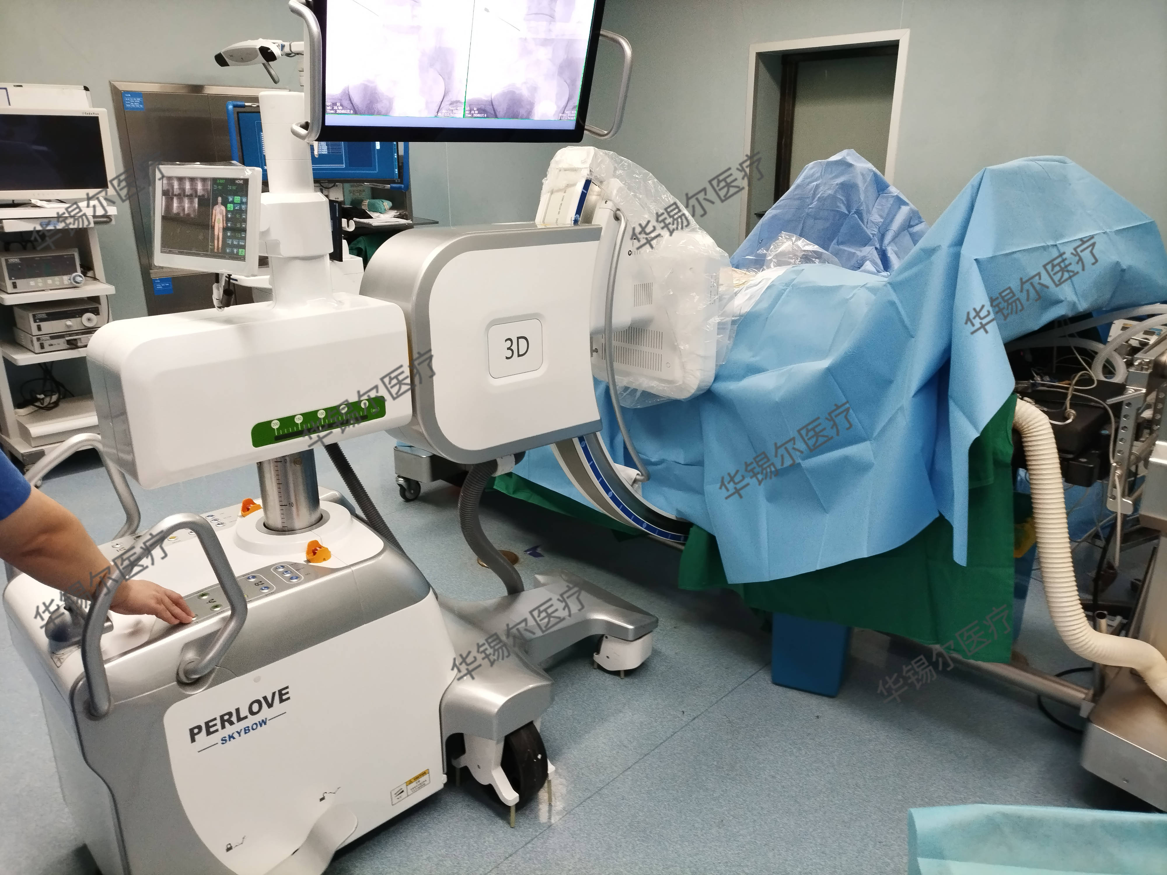 电动骨科双立柱手术床