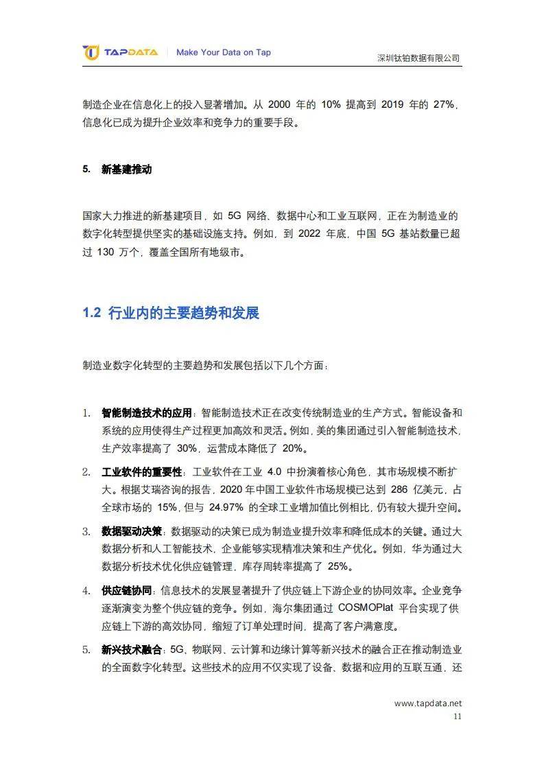 2024制造业数字化创新发展现状分析，新时代制造业数字化实践报告