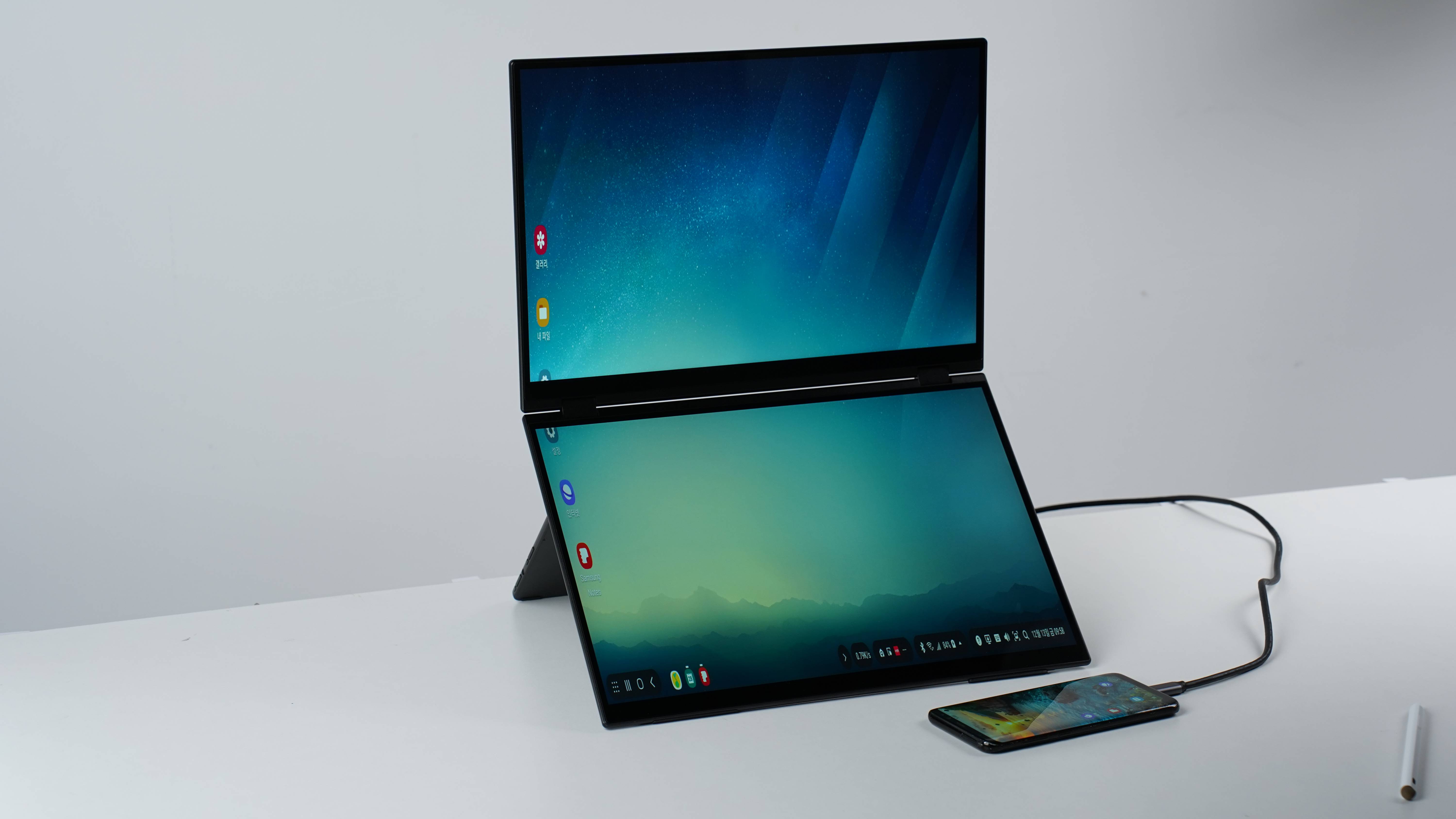 可折叠,可分屏的16寸双屏显示器,新一代移动办公生产力