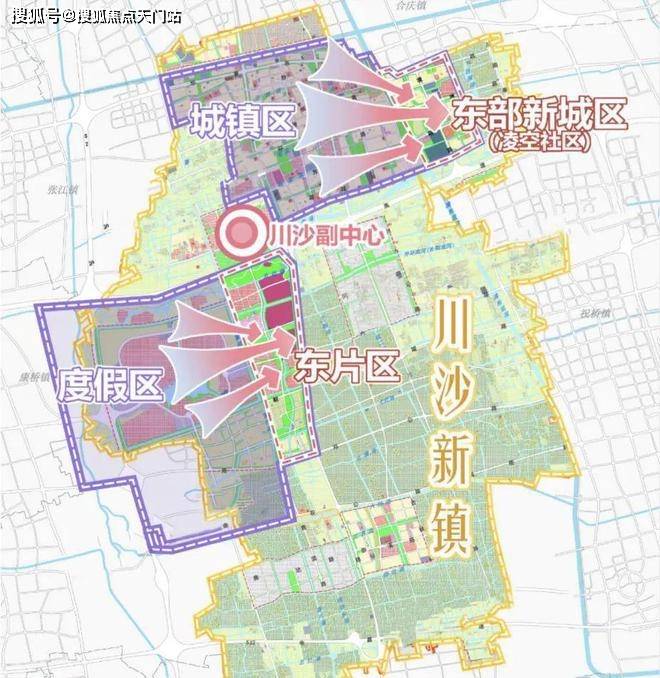 川沙新镇凌空路规划图图片