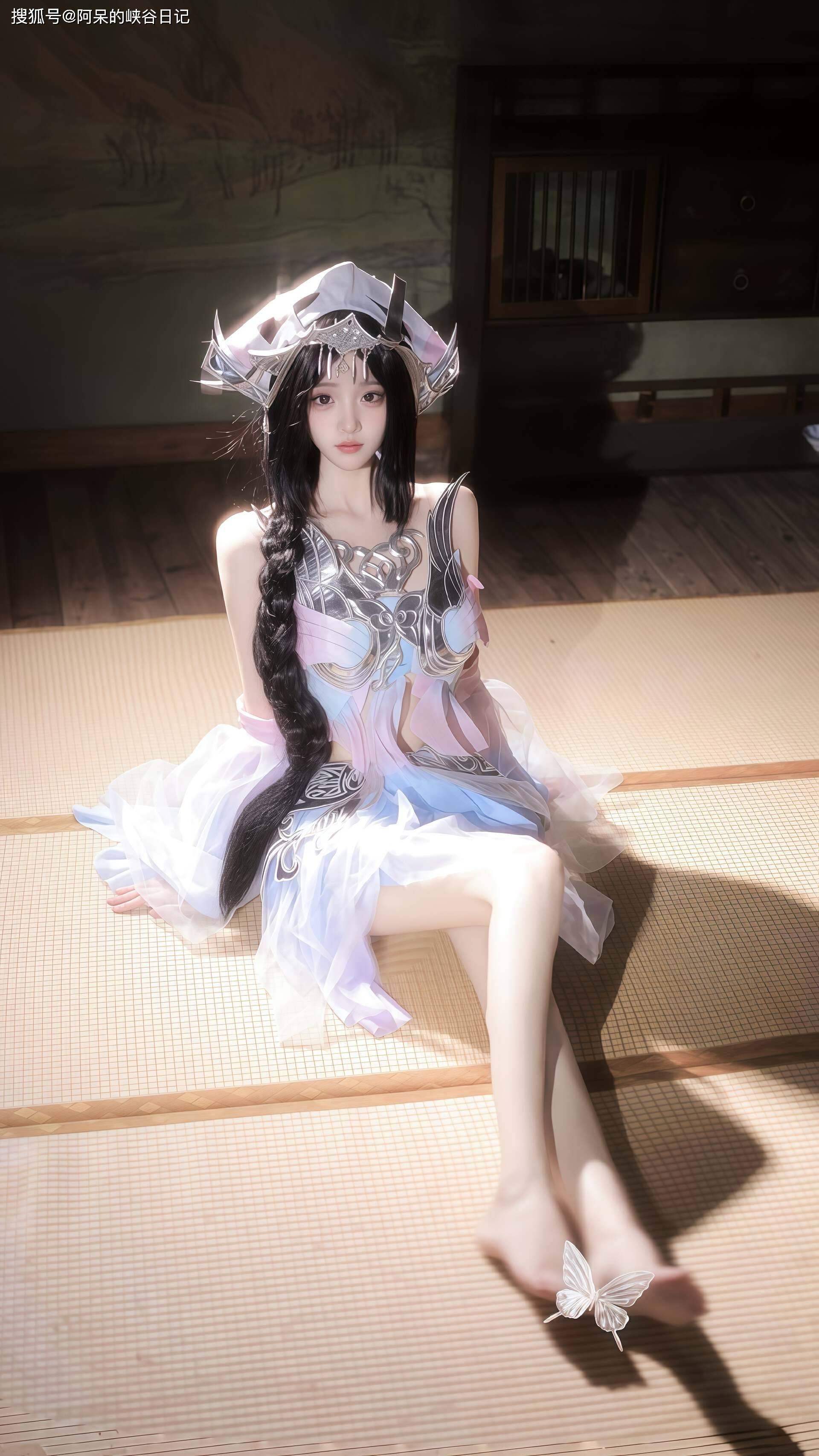 王者cos:颜值高加玉足玉腿,遇到这样的西施,我兰陵王直接挂机