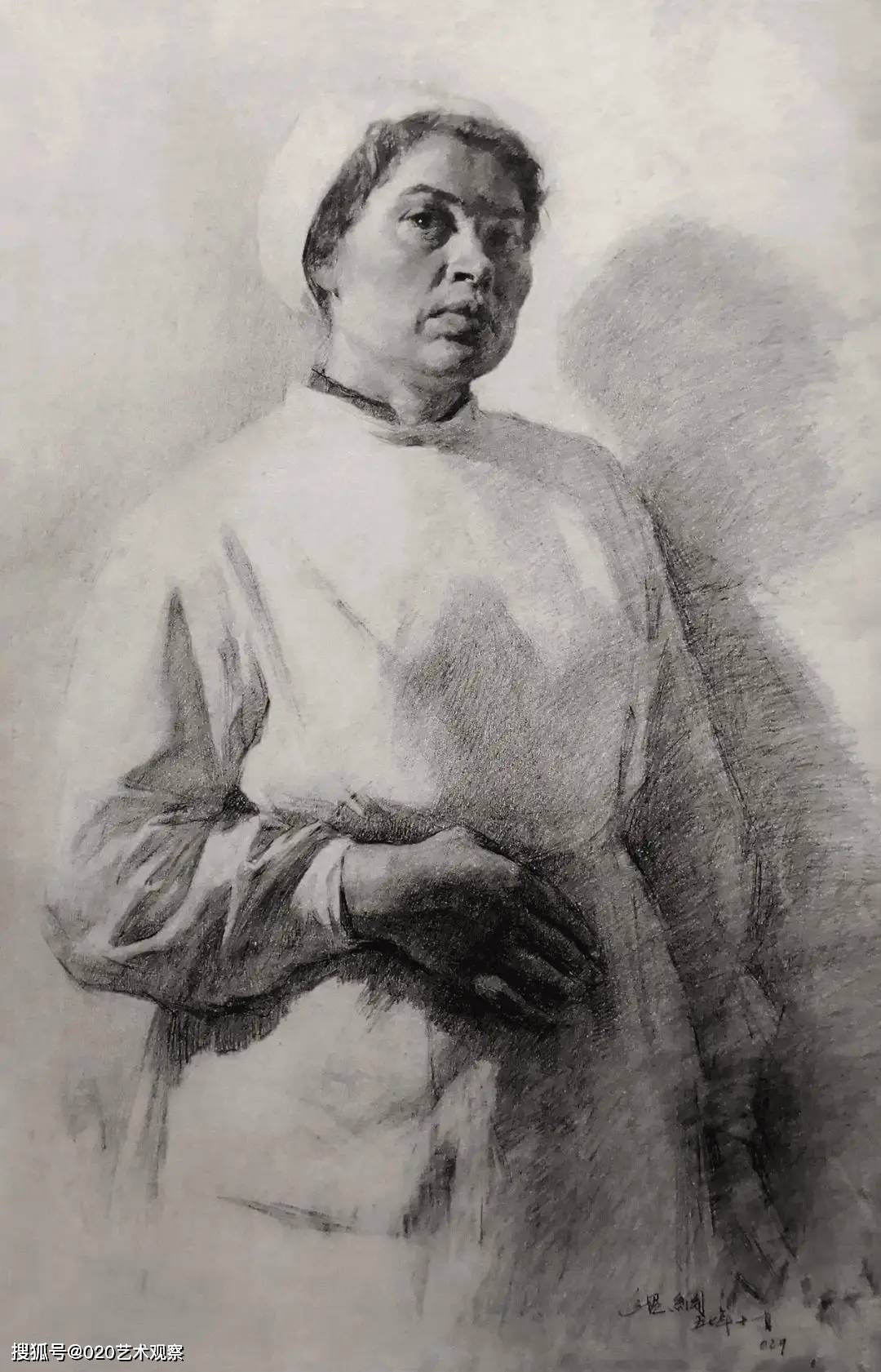广州美院老院长郭绍纲素描精选