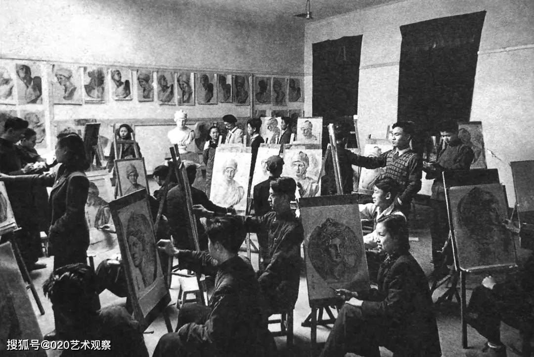 广州美院老院长郭绍纲素描精选