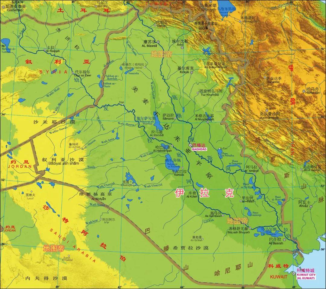 伊拉克为何要兼并科威特？看地图一目了然_搜狐网