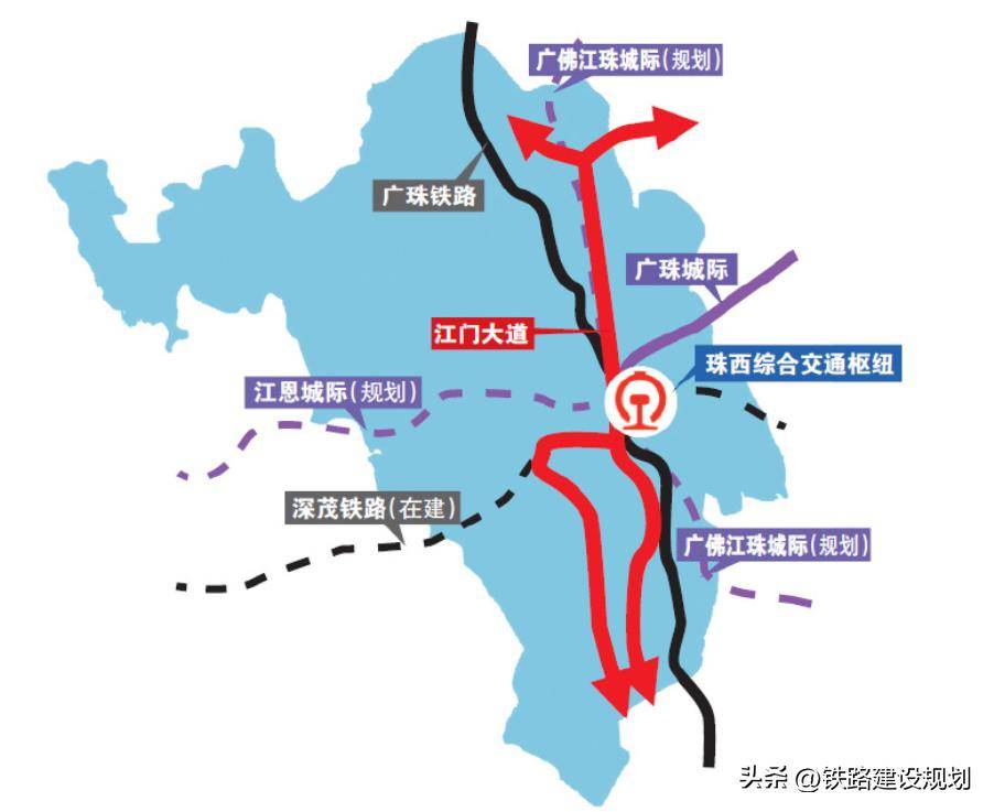 江门高铁线路图图片