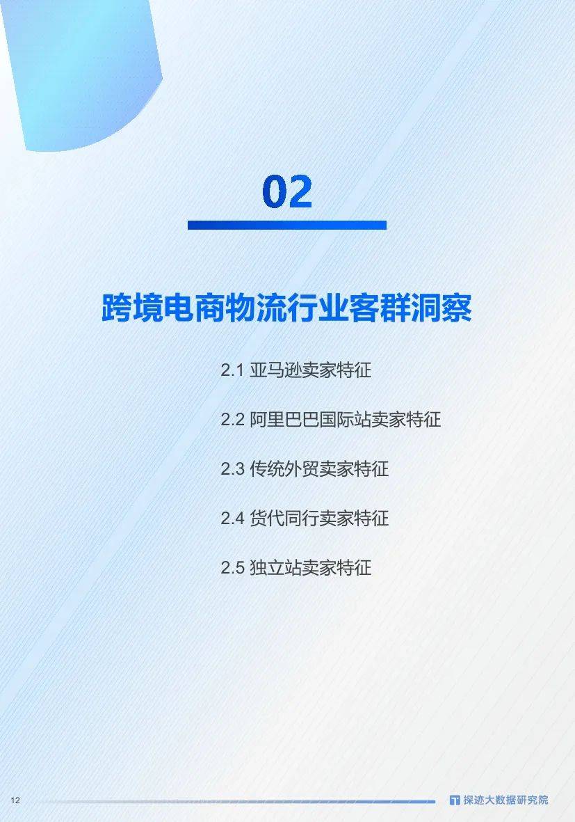 探迹大数据：2024年跨境物流行业发展趋势分析，客户群体洞察报告