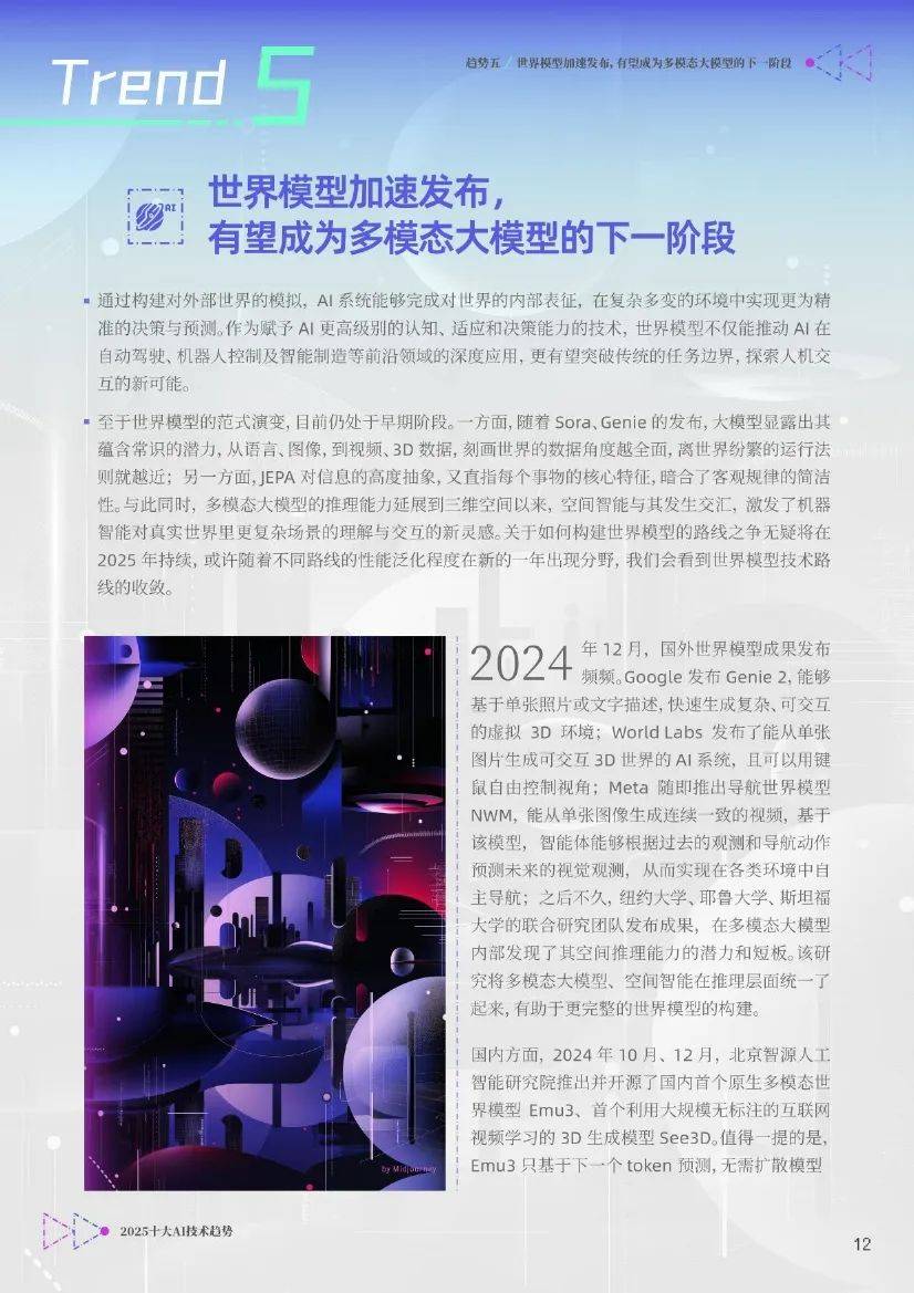 智源研究院：2025年ai技术未来发展前景如何？十大AI技术趋势分析-报告智库