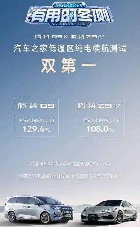 腾势Z9GT EV：冬测续航达成率第一，反向虚标的纯电王者