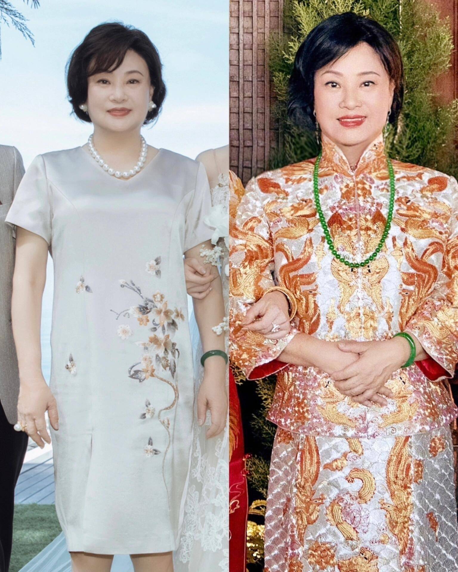 配饰是提升整体造型档次的关键,珍珠项链就是最适合成熟女性的配饰