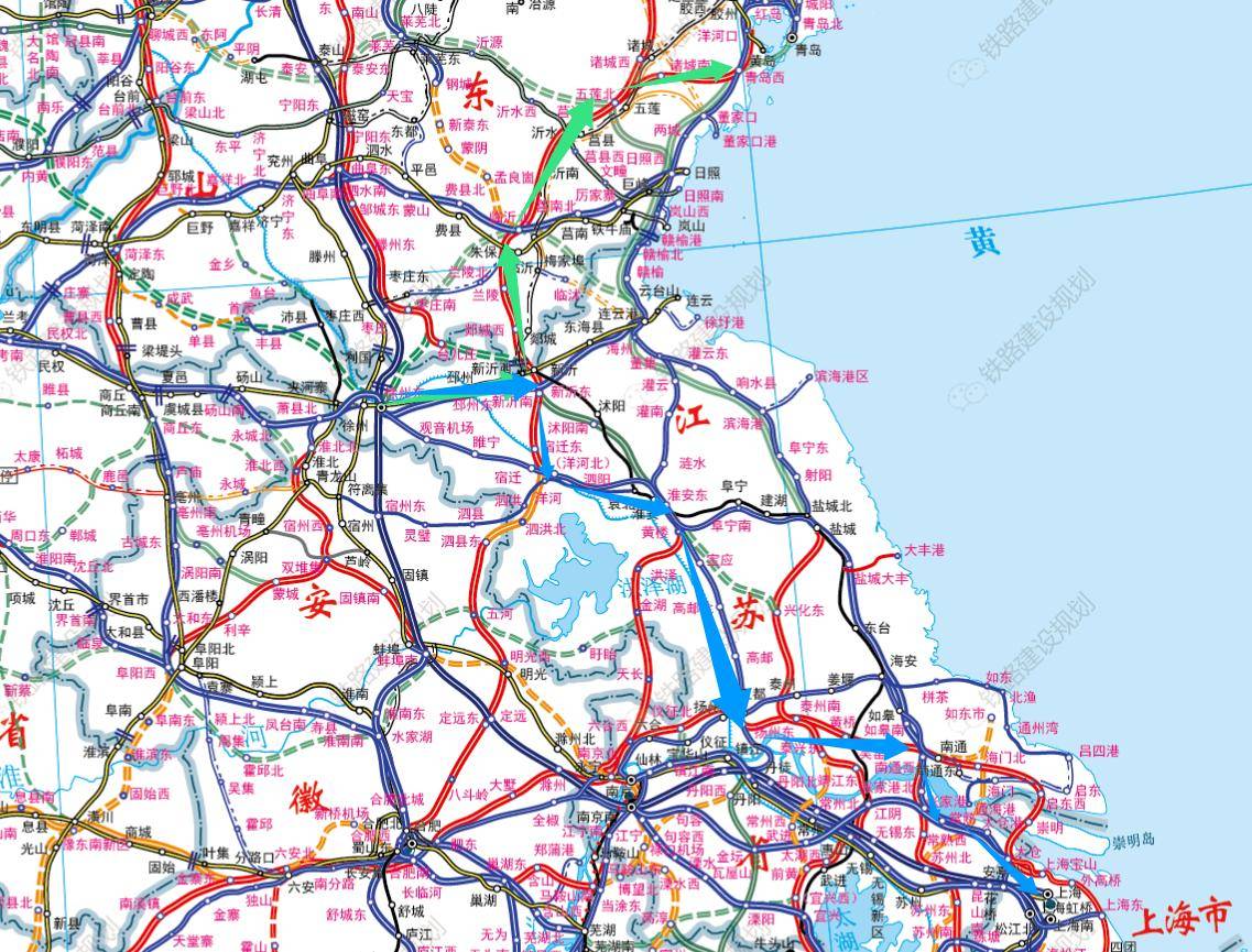 徐州提出研究徐连高铁和潍宿高铁联络线方案,或有更深层次的意义