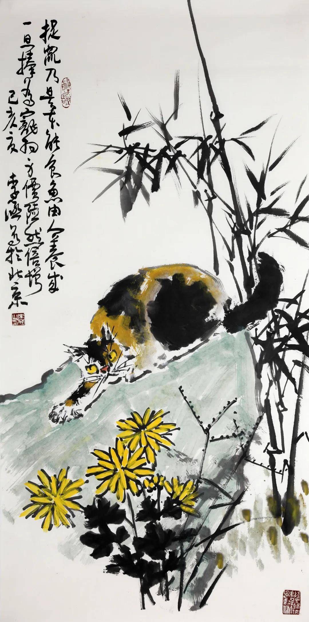 京津画派名家李涵,海上画派名家梁文尧国画作品亮相海口