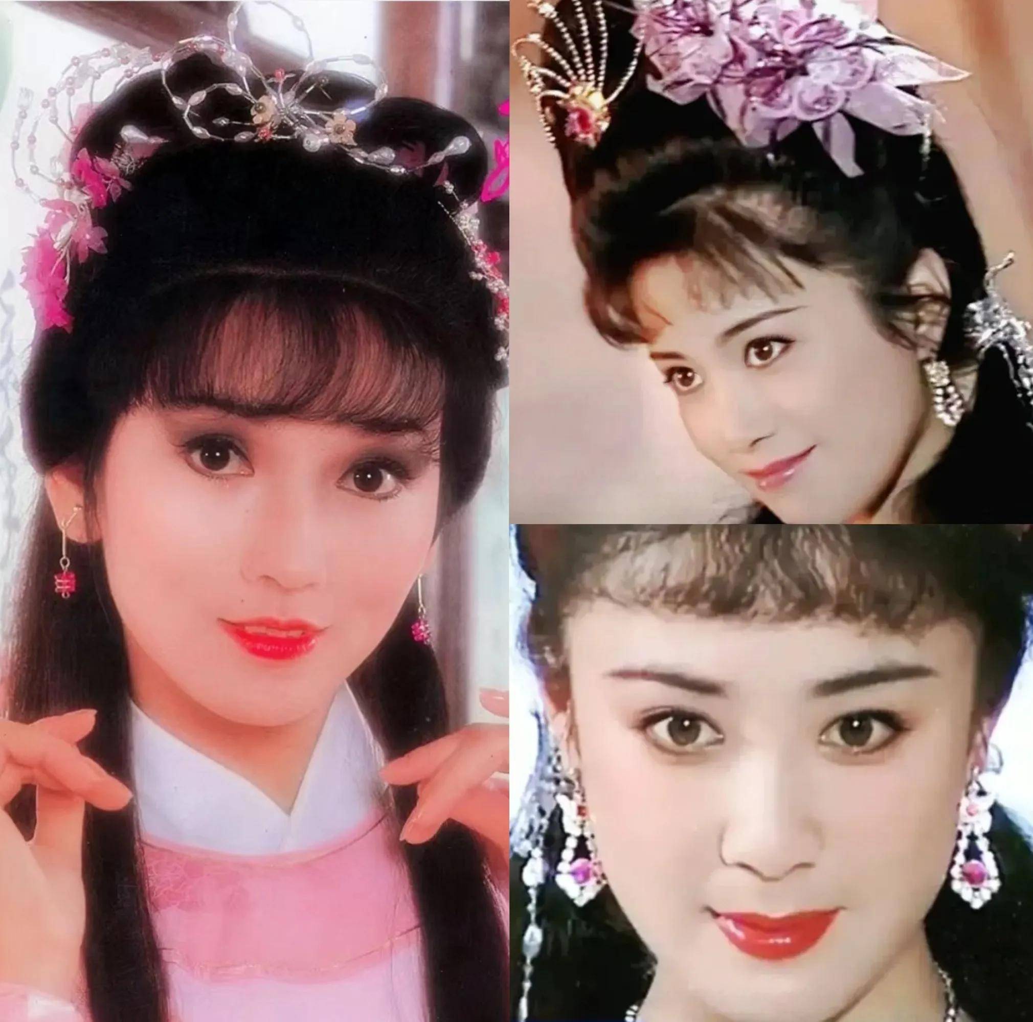 赵雅芝和傅艺伟都很美,单看古装发型,还是当年香港的发型师更厉害