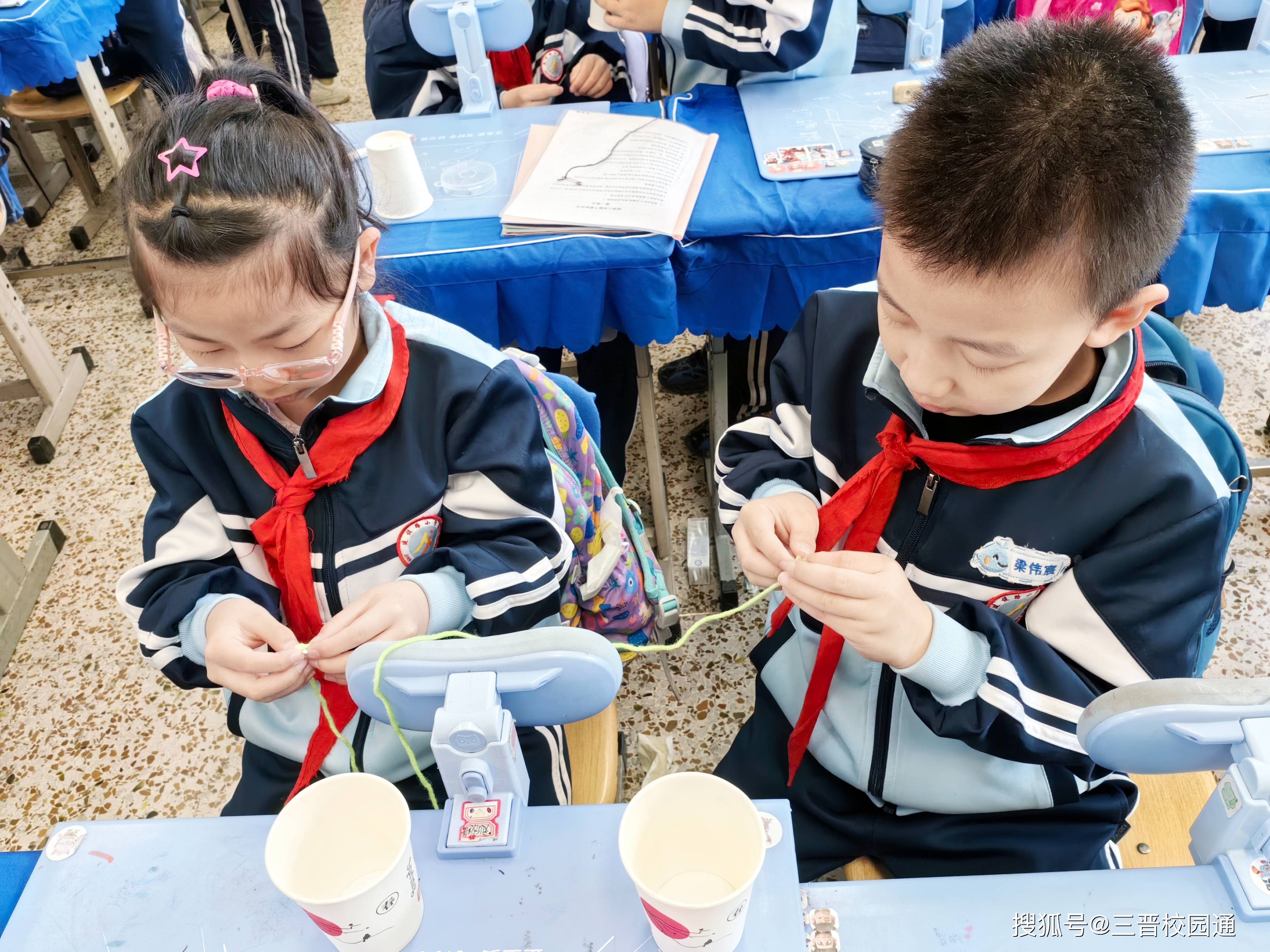 太原迎泽区建设路小学探索"土电话"背后的声波