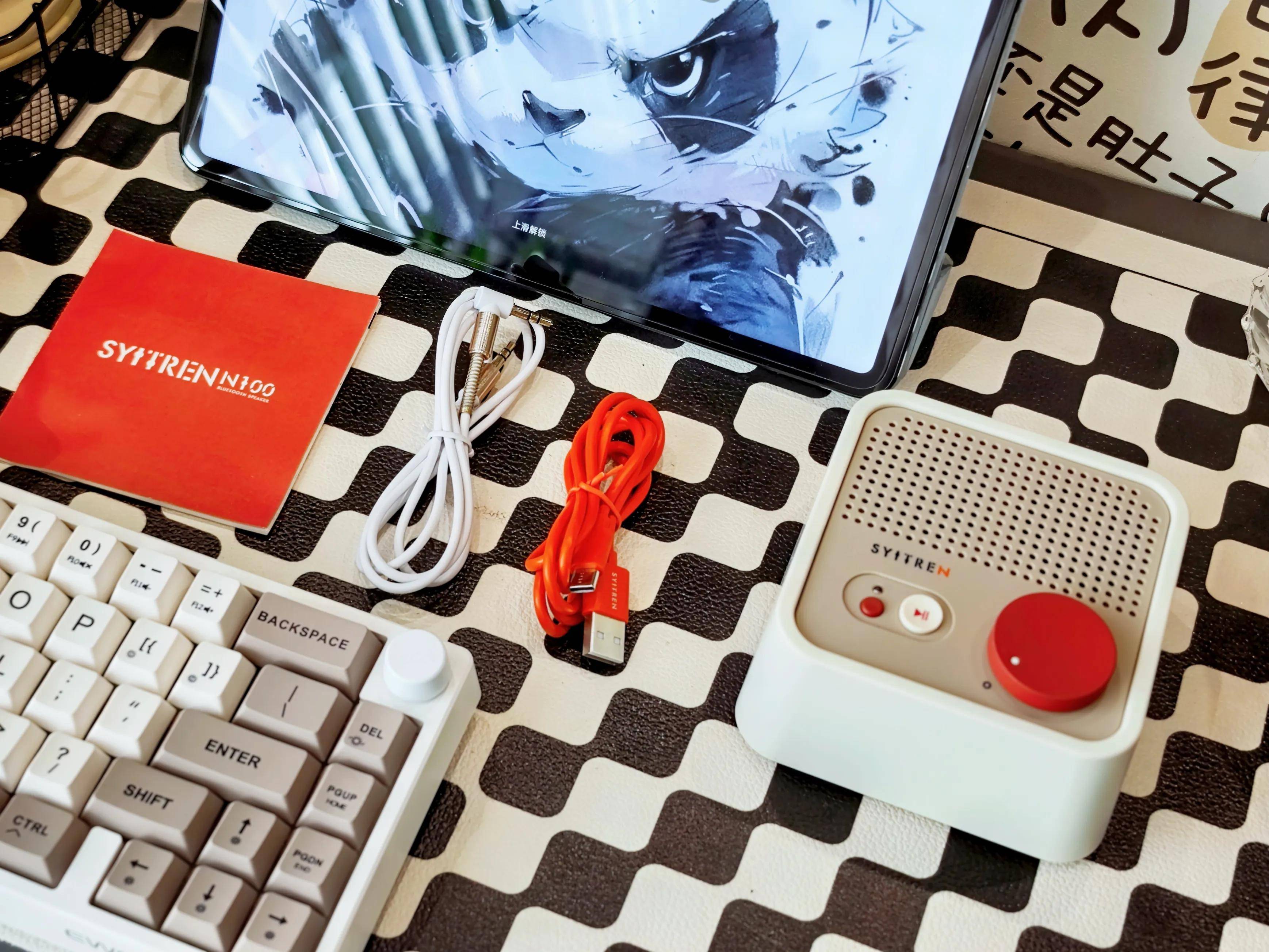 玩转桌面复古格调还看桔点设计商店——赛塔林N100,我的桌面音乐盒!