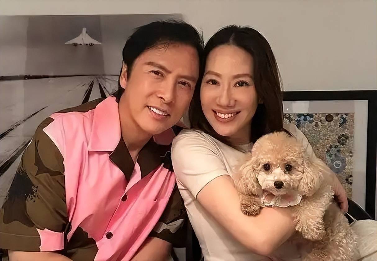 甄子丹为小18岁娇妻庆生!两人甜蜜亲吻,曾豪掷1亿为她买豪宅