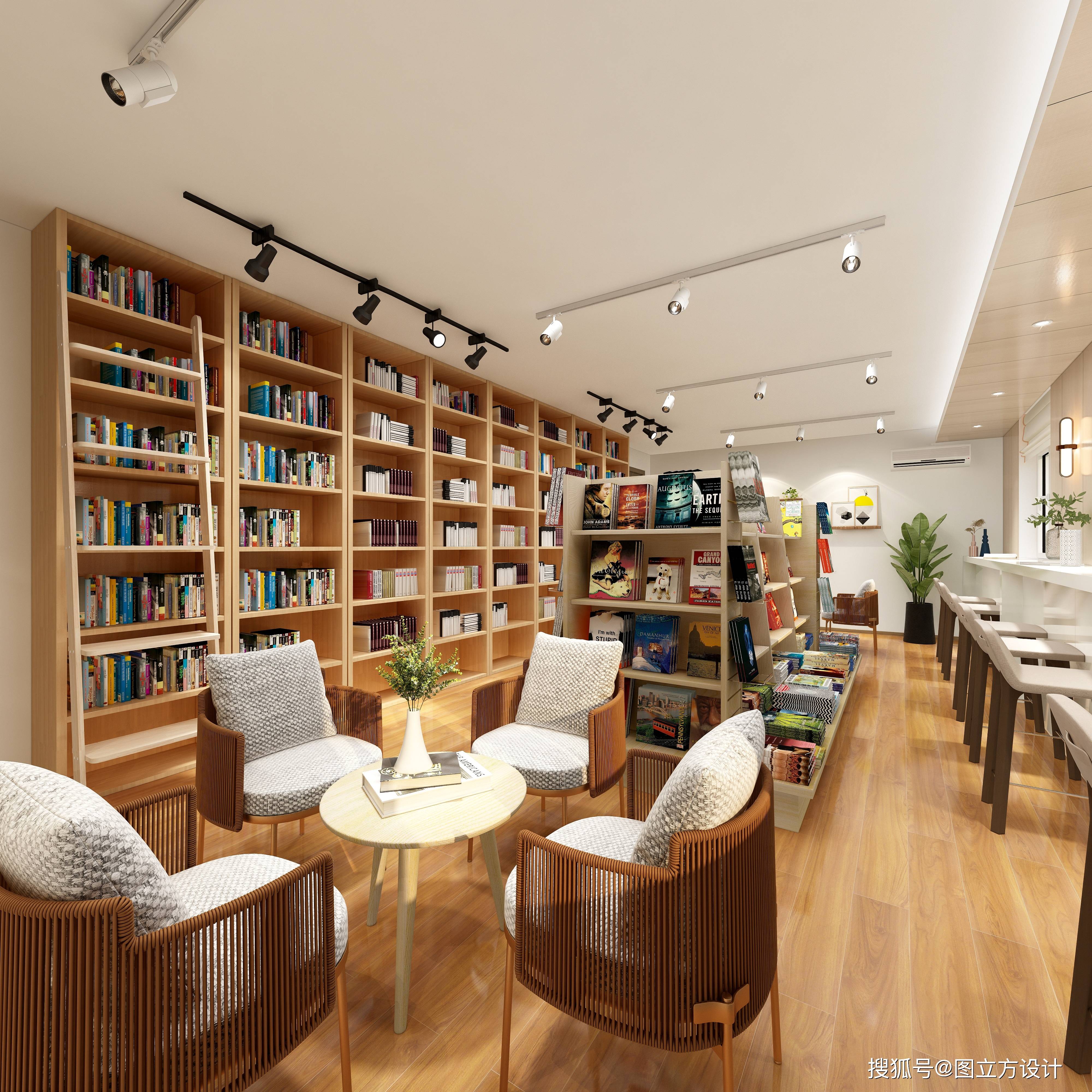 在图书馆设计中,色彩心理学是营造阅读氛围的关键工具