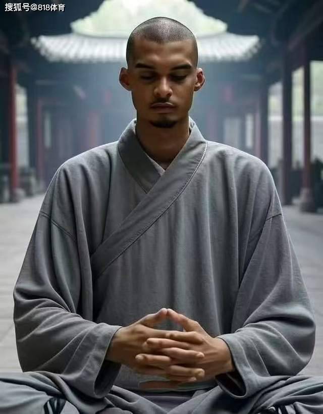 少林和尚！网民在早上在少林神庙遇到了温班山