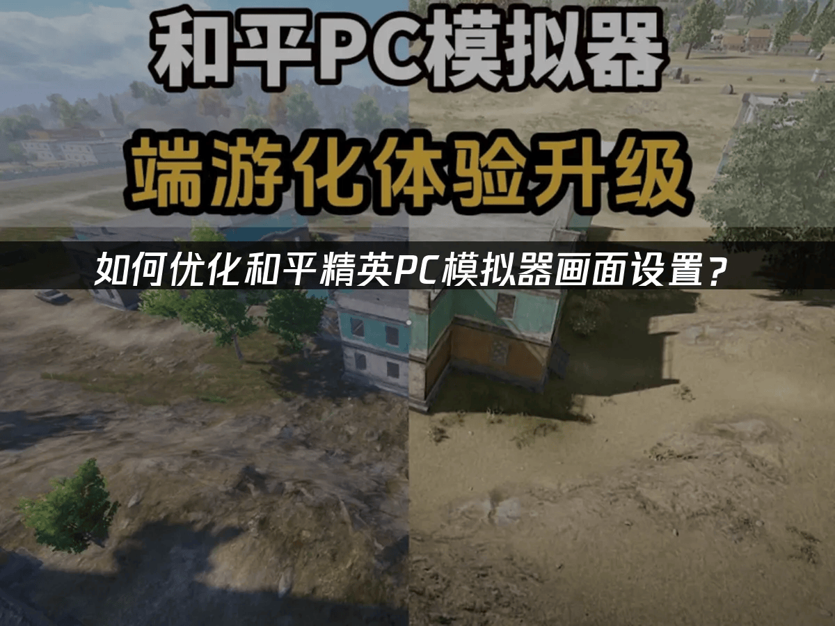 如何优化和平精英PC模拟器画面设置？