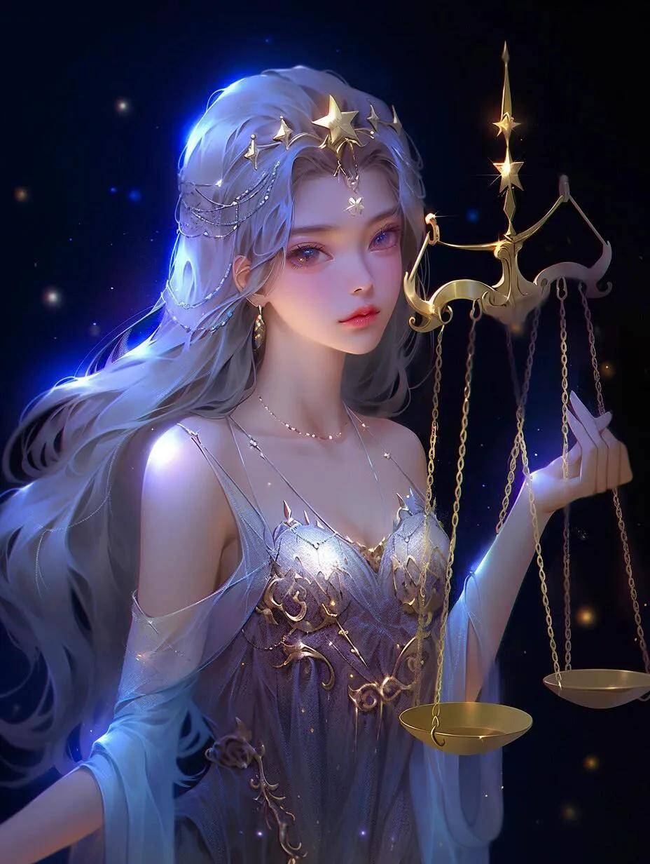 天秤座在和谐的星空中寻找平衡之美