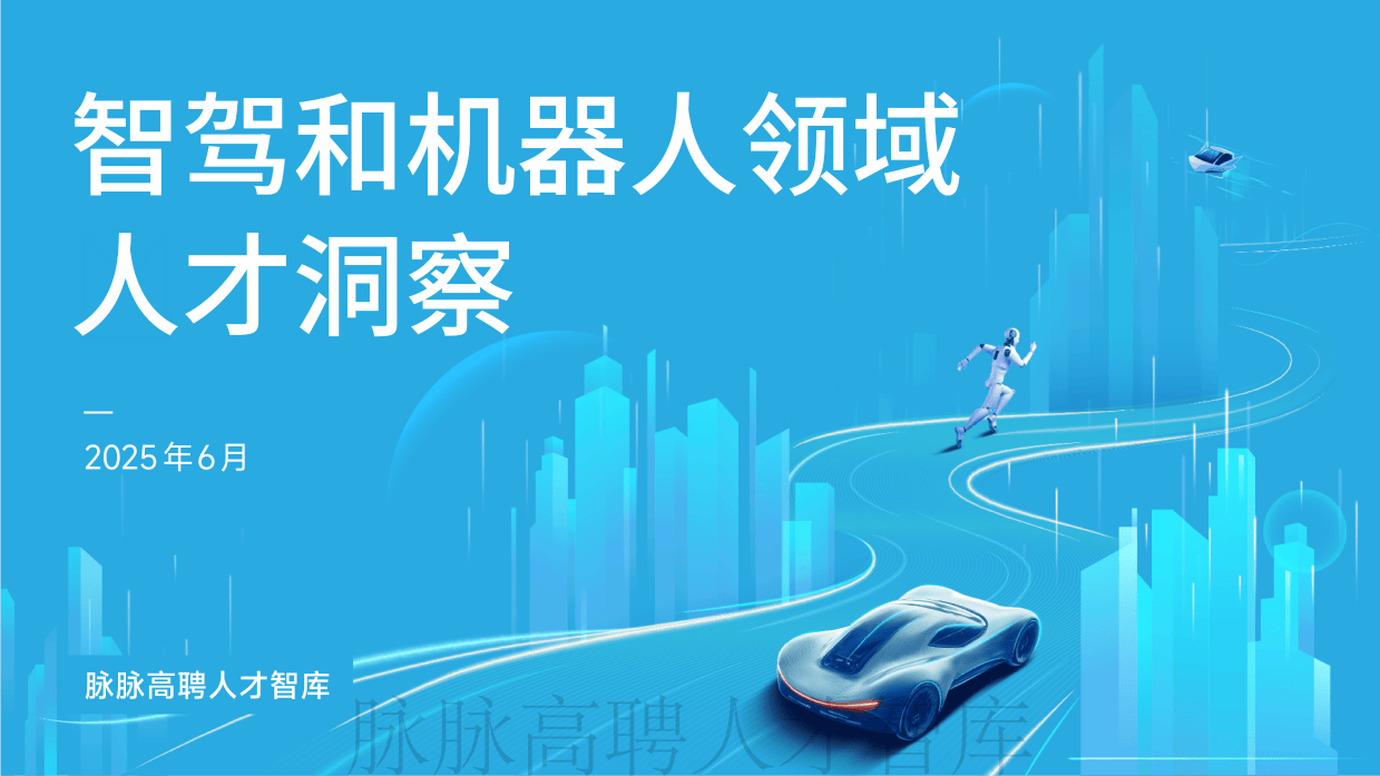 2025年智驾和机器人领域人才洞察-脉脉高聘人才智库