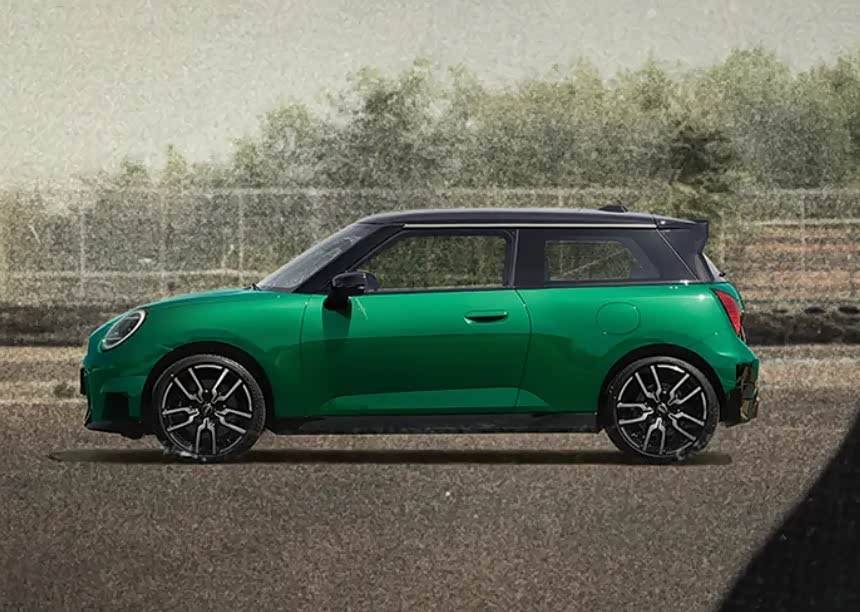 电动 MINI COOPER 赛车手上市!配备英伦绿车漆_搜狐汽车_搜狐网