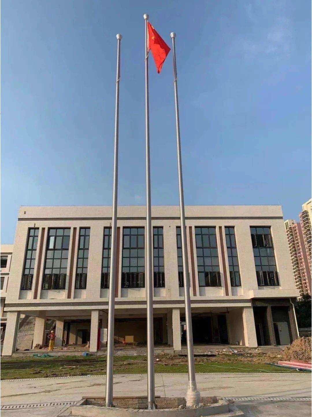 佛红旗杆|国旗旗杆安装指南,一步到位!