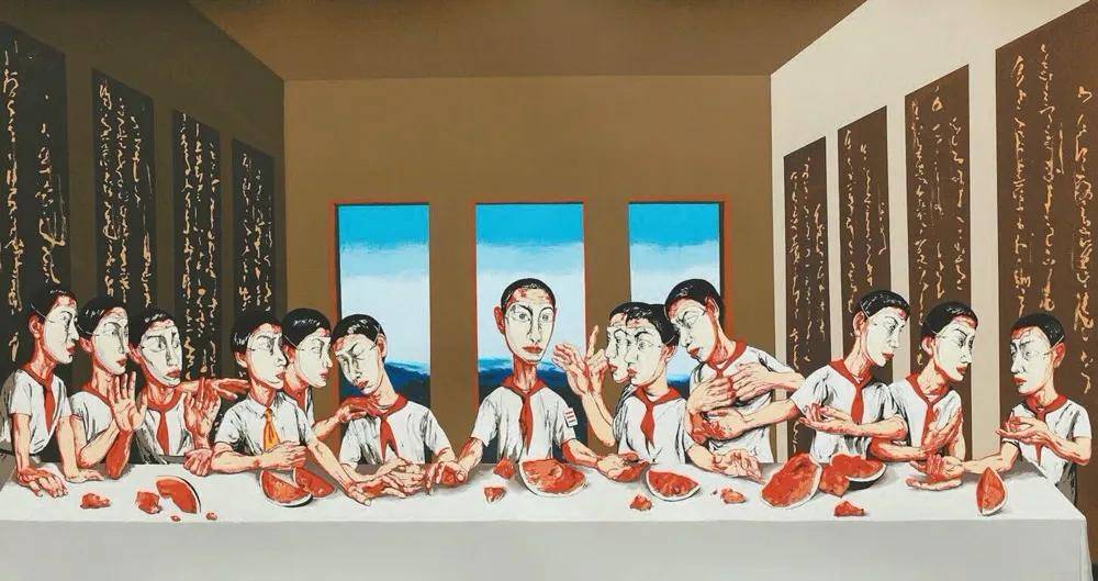 曾梵志.当代著名油画家｜在画布上探索灵魂的艺术人生插图11中国题字网