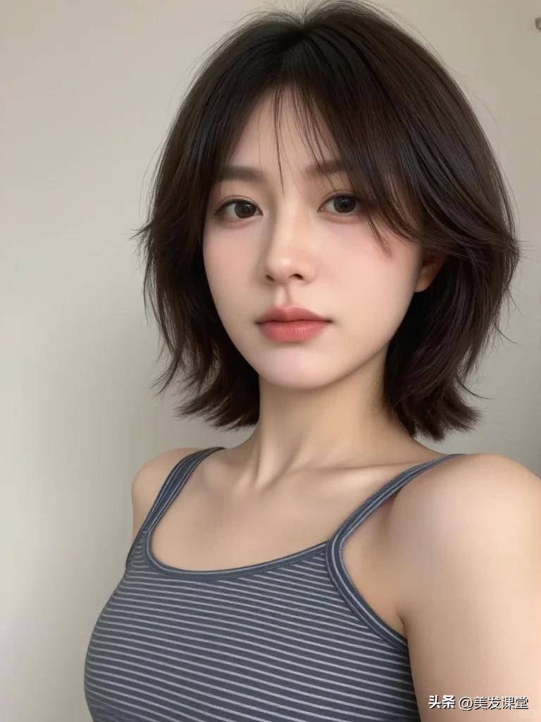 三款短发,轻松驾驭松弛感与时髦度!