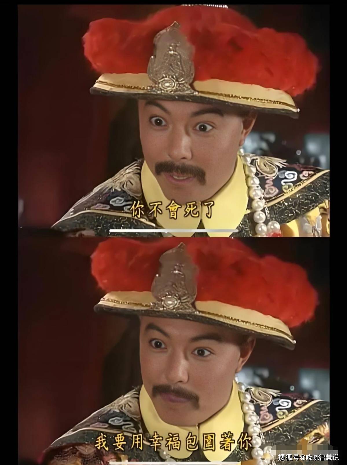 张铁林演的乾隆是真有范儿,一举一动都带着皇帝的威严