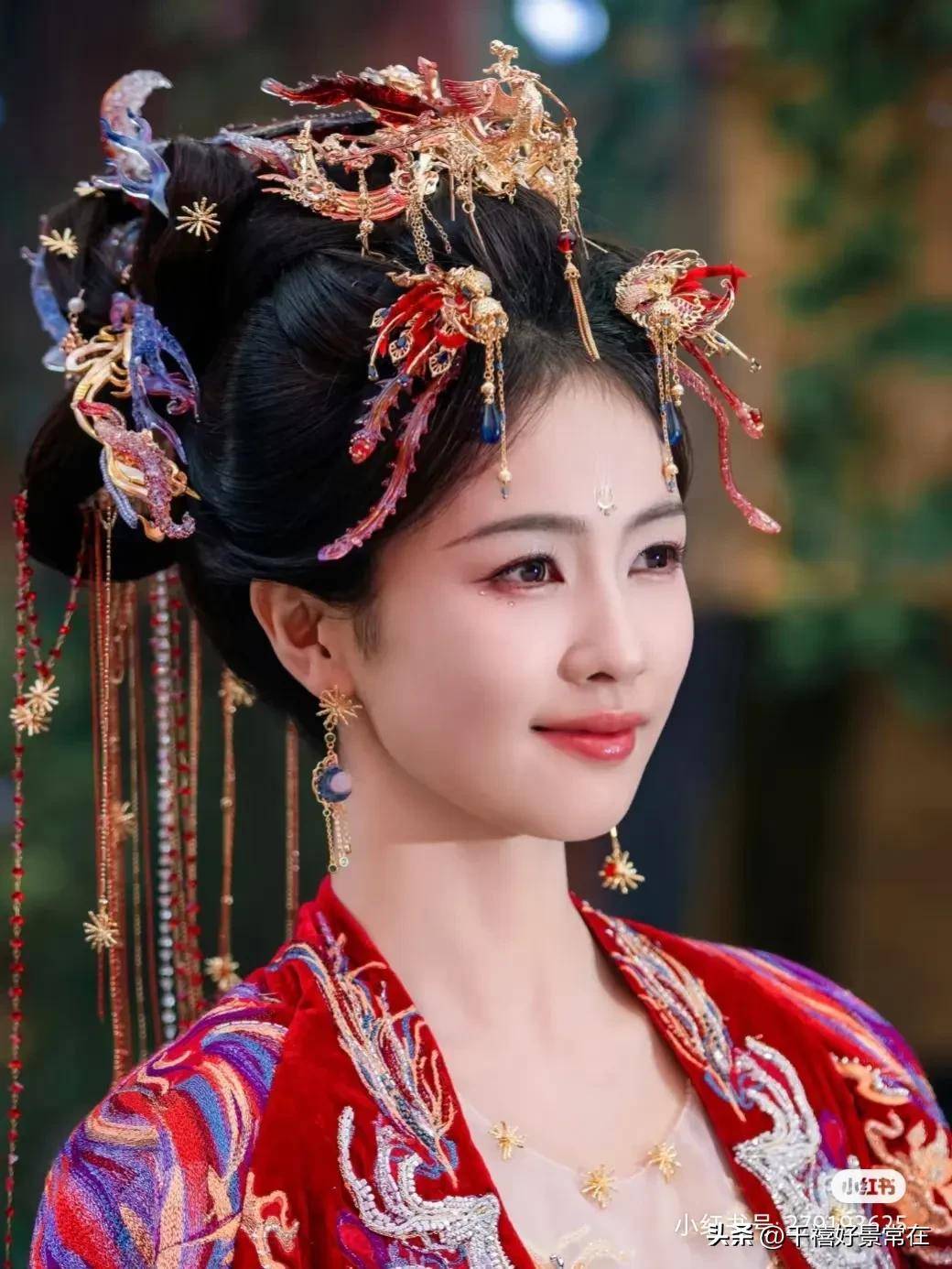 女星古装剧大婚造型,天花板级别,谁是你的审美首选?