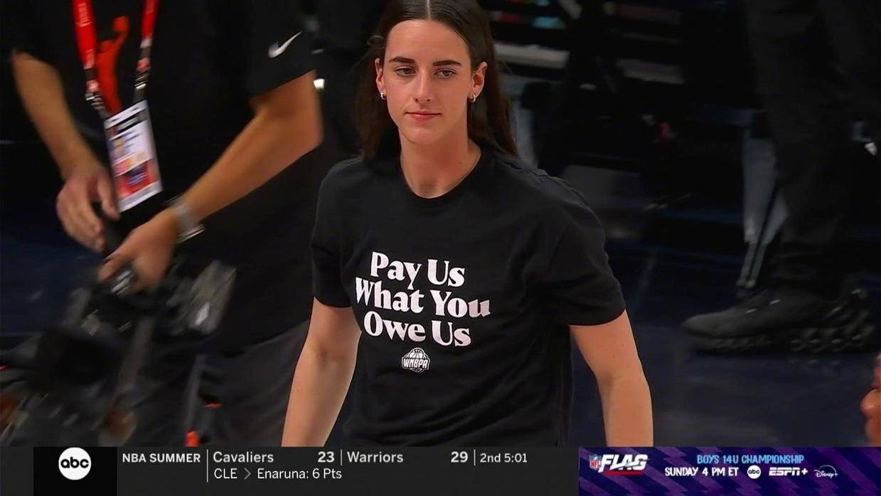 WNBA全明星 众球员身着“还钱”T恤表达抗议