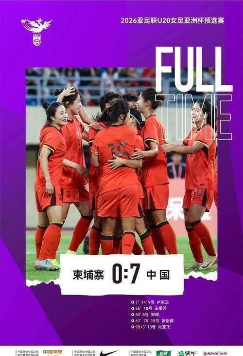 U20女足7球大胜，两场狂轰13球，小组头名待定