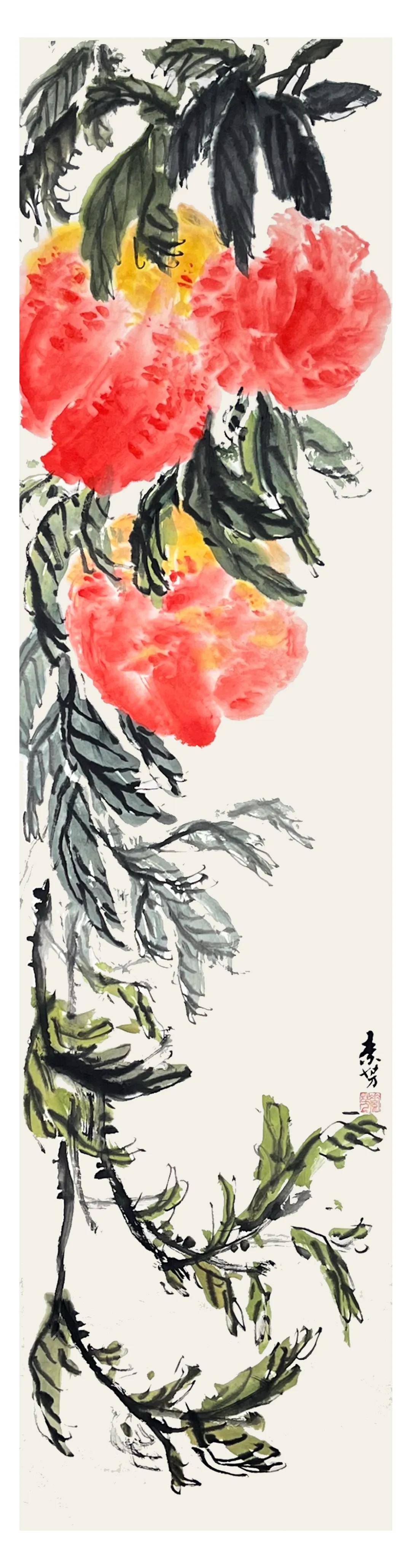 赵素芳,字葳蕤,毕业于河南大学中国画专业,硕士研究生