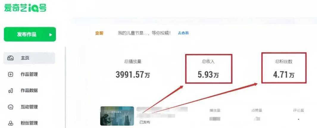 副业项目：爱奇艺视频分成新玩法单月收益能做到10000以上