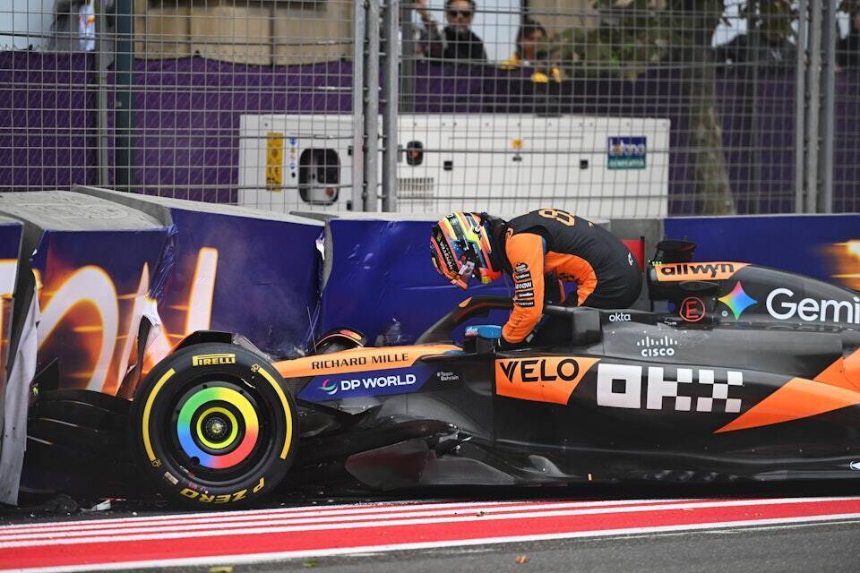 F1阿塞拜疆站：维斯塔潘强势夺冠，皮亚斯特里首圈退赛