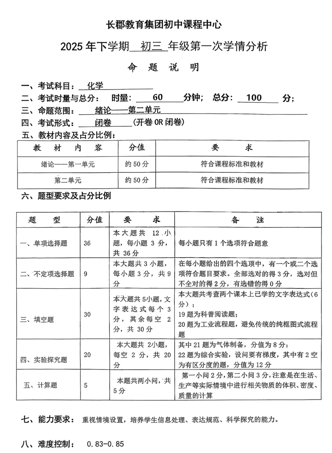 初中考试科目(初中考试科目有哪些科目)  第2张