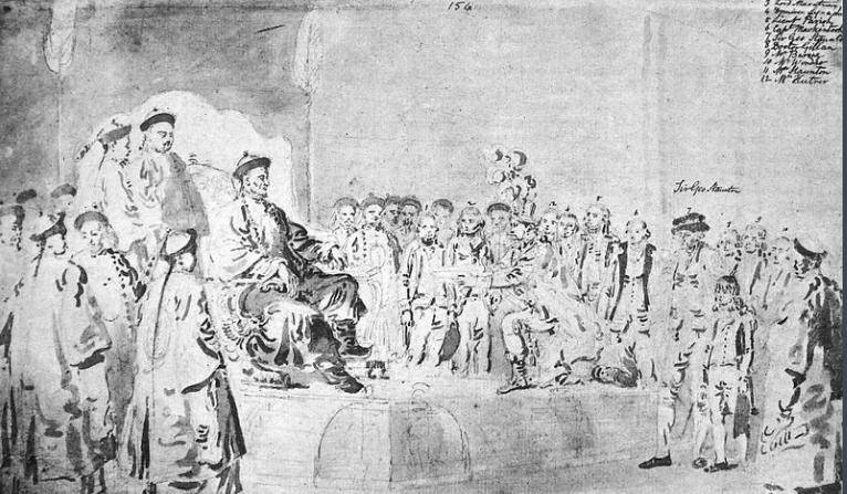 此外,马戛尔尼使团还带来了精确的海图和地理测绘工具,记录了中国沿海