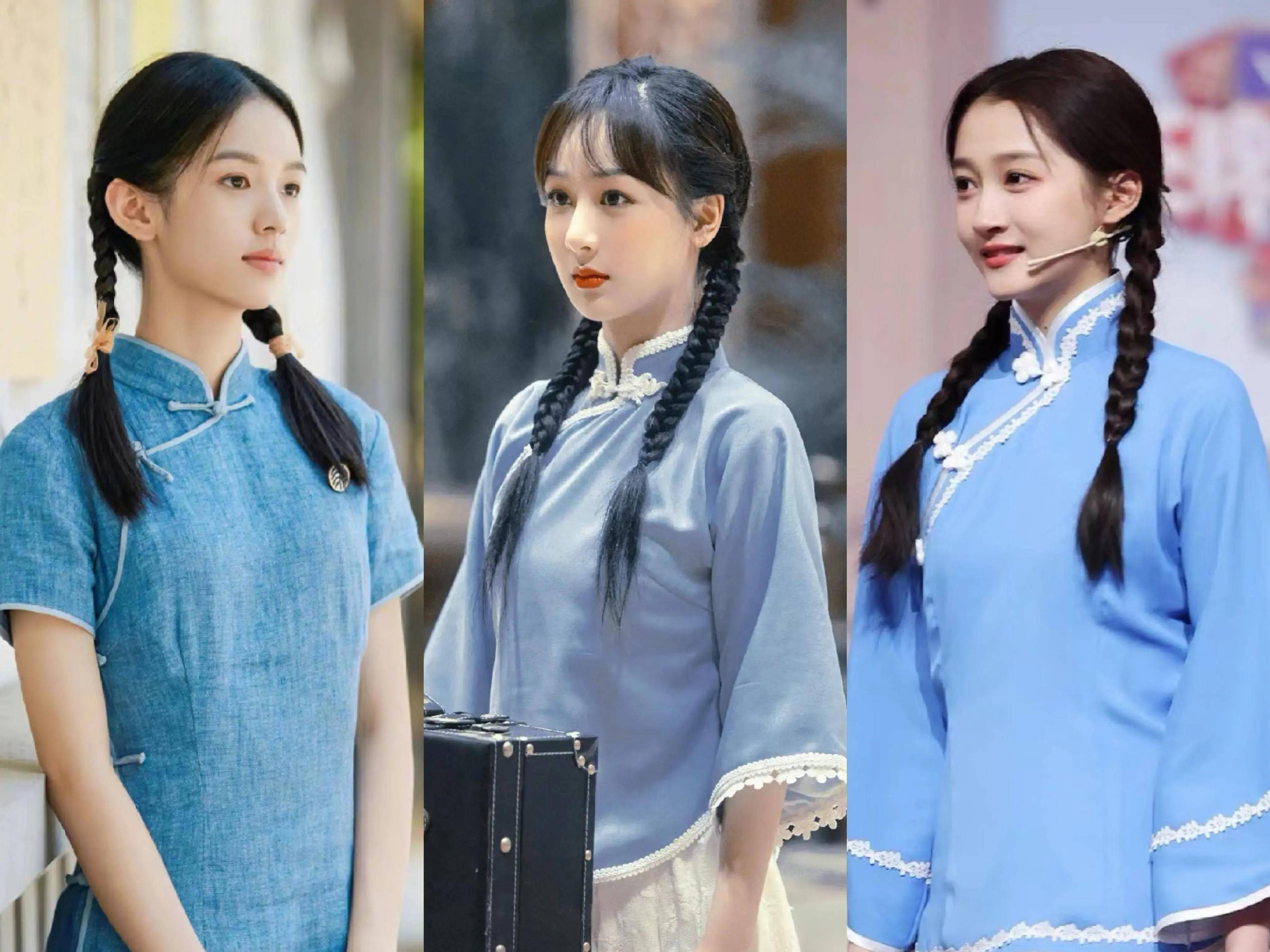 新女星为民国学生装带来了新的活力,使得这一经典造型在新时代焕发出