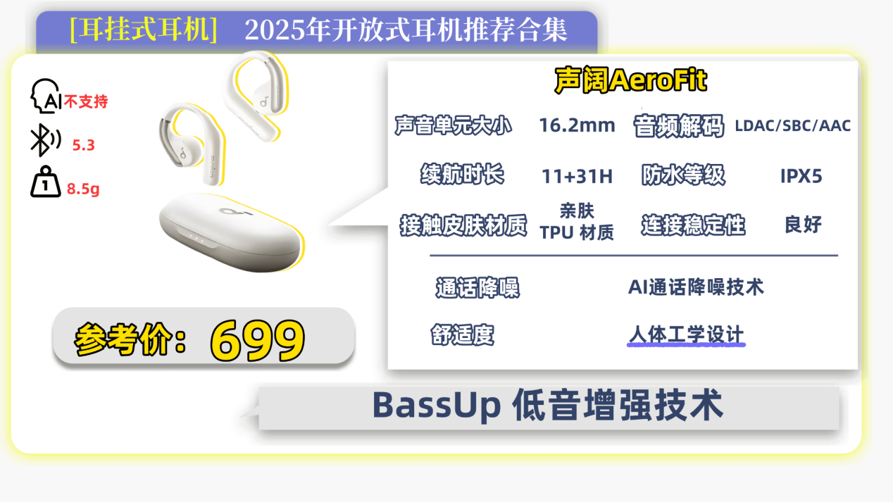 什么是开放式耳机?双十一开放式耳机排行榜10强推荐